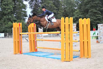 Claudia Moore tops the Equithème Leading Pony Showjumper of the Year Qualifier at Bishop Burton College